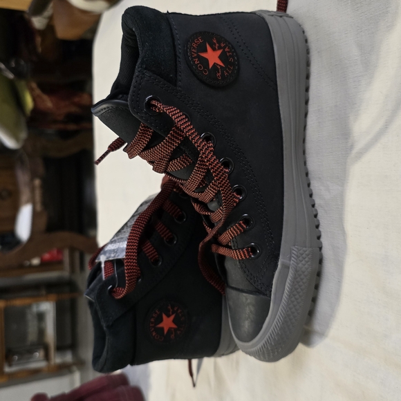 Converse Chuck Taylor All Star Black High-Top Sneakers Unisex - Picture 6 of 12